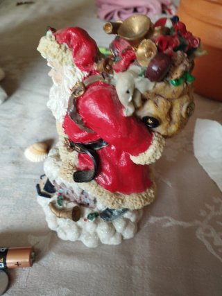Adorno Papá Noel Cerámica Navidad