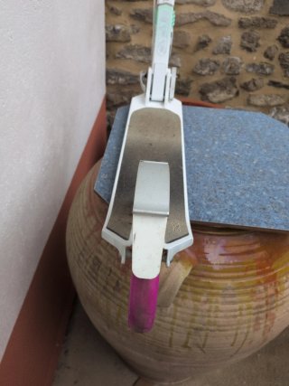 Patín Oxelo blanco y morado