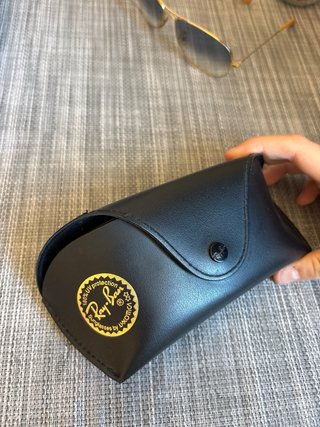 Gafas Ray-Ban Doradas Patas Marrones