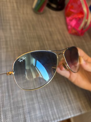 Gafas Ray-Ban Doradas Patas Marrones