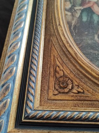 Cuadro decorativo ovalado