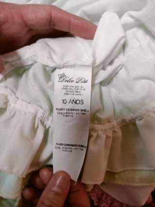 Vestido Dolce Petit Talla 10