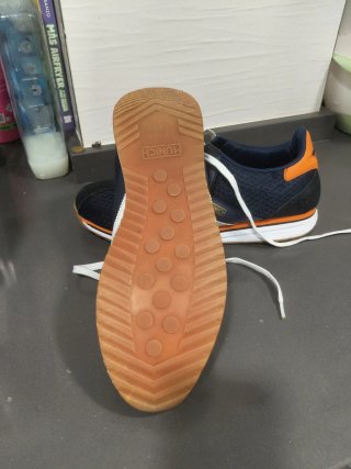 Zapatillas Munich Azul y Naranja
