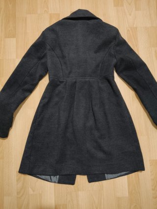 Cappotto dal taglio vintage total grey Tg. S