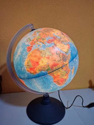 REGALO Lámpara Globo Terráqueo Decorativo