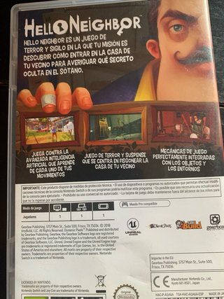 Videojuego Hello Neighbor Nintendo Switch