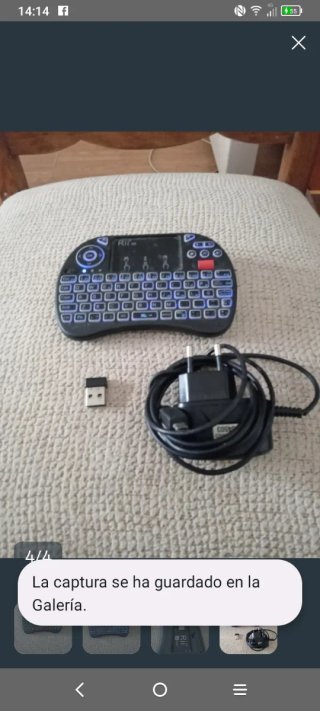 Mini Teclado Rii Bluetooth Negro