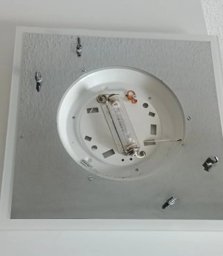Lámpara de techo cristal y metal