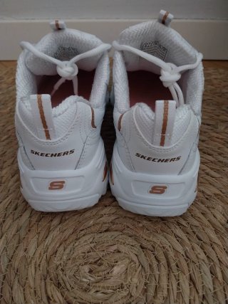 Zapatillas Skechers D'Lites Blancas T:38  25 cm