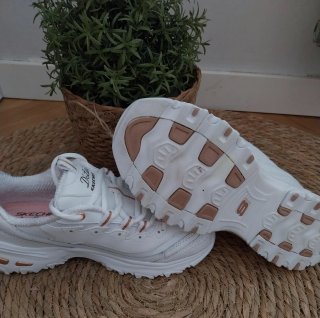 Zapatillas Skechers D'Lites Blancas T:38  25 cm