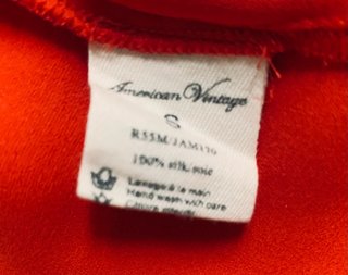 Blusa Seda American Vintage