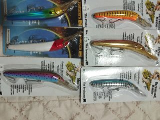 Señuelo pesca vintage depredador