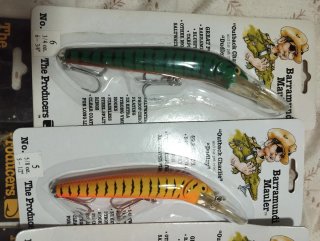 Señuelo pesca vintage depredador