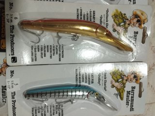 Señuelo pesca vintage depredador