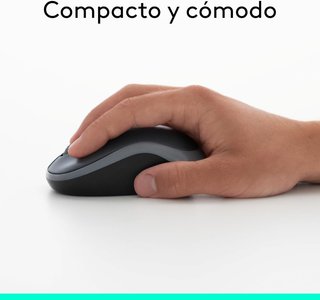 Logitech ratón inalámbrico compacto portátil azul