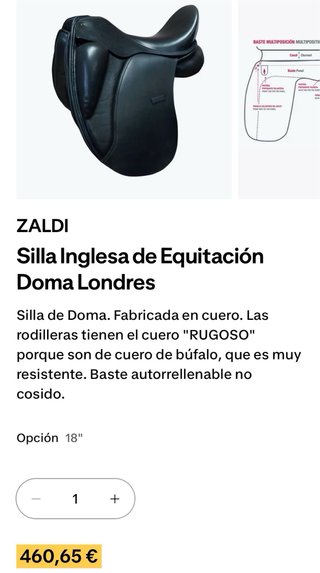Montura Zaldi Londres Negra