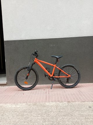 Bicicleta Infantil 20 MTB EXPL500 Naranja