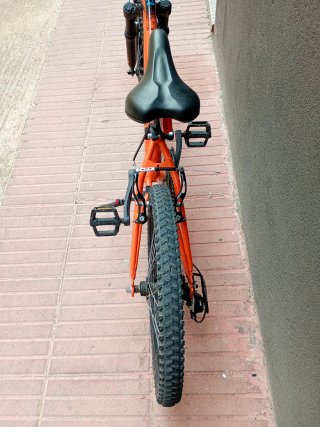Bicicleta Infantil 20 MTB EXPL500 Naranja