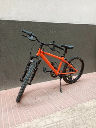 Bicicleta Infantil 20 MTB EXPL500 Naranja