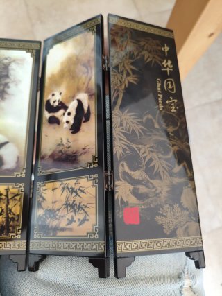 Biombo Chino Decorativo Pandas