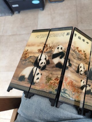 Biombo Chino Decorativo Pandas