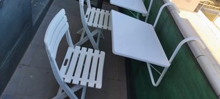 Mesa y 2 Sillas Balcón Terraza
