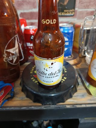 Bottiglie di birra antiche Estrella del Sur