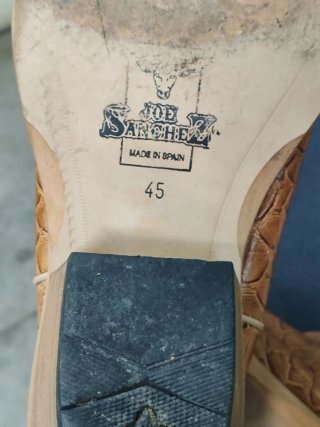 Botas cowboy Joe Sanchez Piel Cocodrilo,🇪🇸