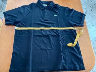 Polo Lacoste Negro Talla L