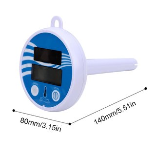 Termometro galleggiante solare e batteria piscina