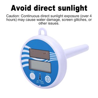 Termometro galleggiante solare e batteria piscina