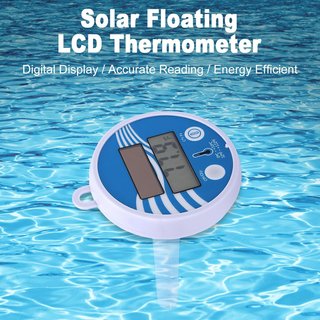 Termometro galleggiante solare e batteria piscina