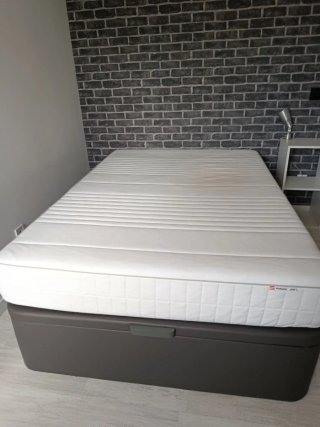 Canapé Ikea 135x190 Gris