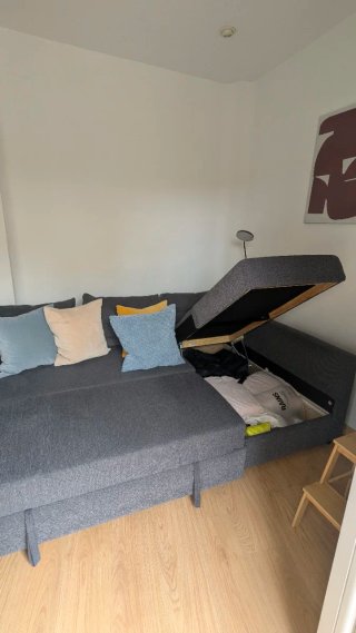 Sofá cama IKEA Friheten gris