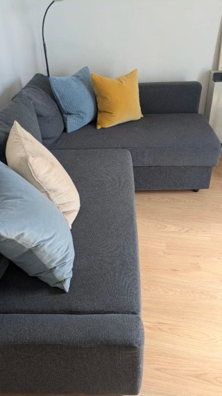 Sofá cama IKEA Friheten gris