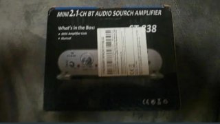 Amplificador Audio ST-838 2.1 400W Out L/R + Sub