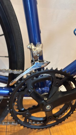 Bicicleta de carretera azul Decathlon talla L