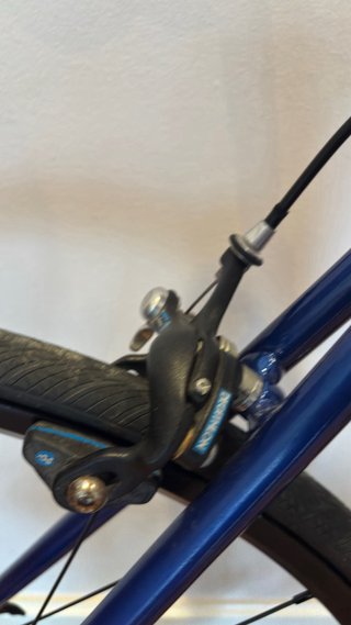 Bicicleta de carretera azul Decathlon talla L