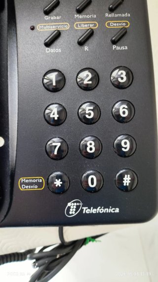 Teléfono Forma Multiservicio Negro