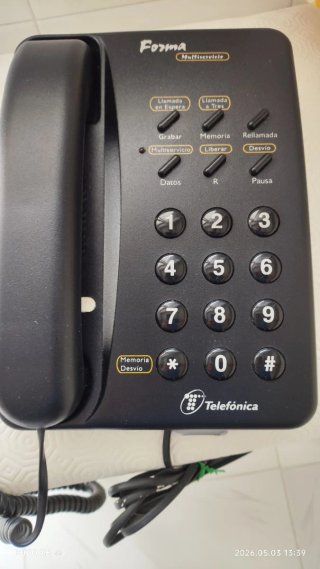 Teléfono Forma Multiservicio Negro