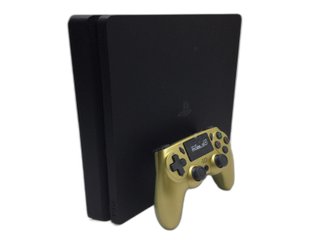 Consola PS4 Slim 1TB Negra + Mando Dorado