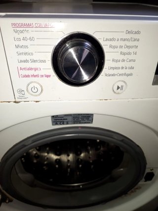 Lavadora LG inteligente 10kilos