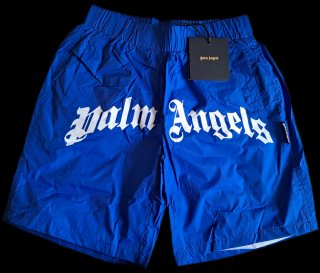 Palm Angels Shorts Blu Mare Taglia M Costume