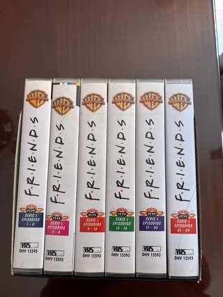 Friends Temporada 1 en VHS original ( Pack 6 )
