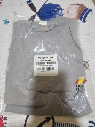 Camiseta Deporte Militar T/P Gris