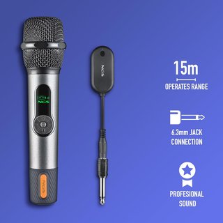 NGS micrófonos inalámbricos karaoke eventos eco
