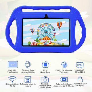 Veidoo Tablet infantil con control parental