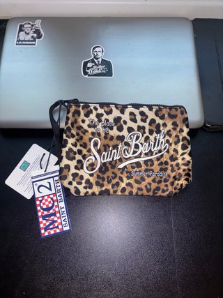 Pochette Saint Barth Leopardata