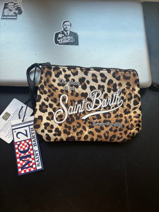 Pochette Saint Barth Leopardata