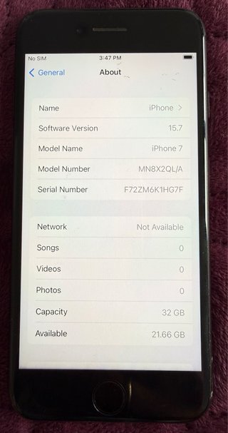 iPhone 7 Negro 32GB